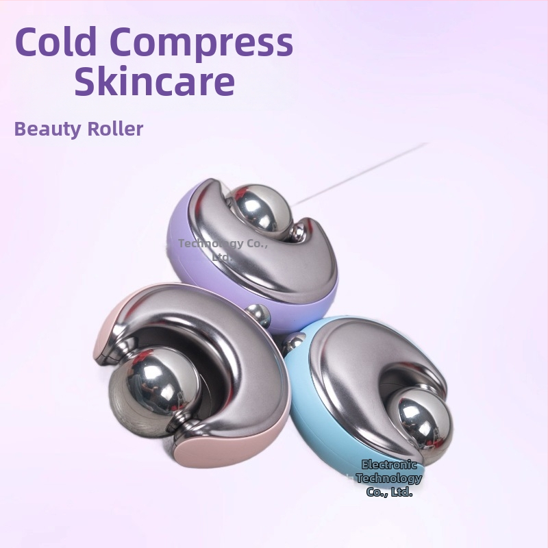 Roostevabast terasest rullmassaaž külmkompressiooniks naha hoolduseks, 1 kiirus, kodus kasutamiseks