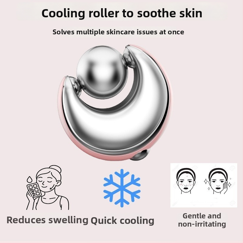 Nerūsējošā tērauda rulēšanas masieris vēsajam kompresijai ādas kopšanai, 1 ātrums, mājas lietošanai