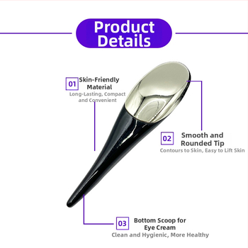 Silma hoolduse tööriist: silma kreemi aplikaator ja massaaž – tsink-sulam, manuaalne, elektrit pole, silmaümbruse piirkonnale (Kaisheng)