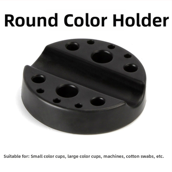 Tatuiruočių dažų silikoninis laikiklis — daugiafunkcinė lėkštė dažų puodeliams ir medvilnės vatos kempinėlėms