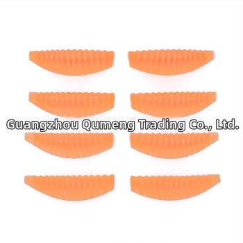 Funmix Blakstienų garinimo komplektas, 4 minkšti silikono tarpikliai su vertikaliu raštu, 3D blakstienų pratęsimo įrankis