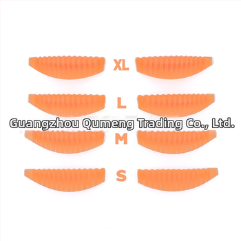 Funmix Blakstienų garinimo komplektas, 4 minkšti silikono tarpikliai su vertikaliu raštu, 3D blakstienų pratęsimo įrankis