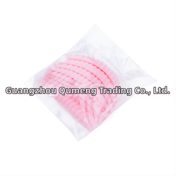 Funmix Blakstienų garinimo komplektas, 4 minkšti silikono tarpikliai su vertikaliu raštu, 3D blakstienų pratęsimo įrankis