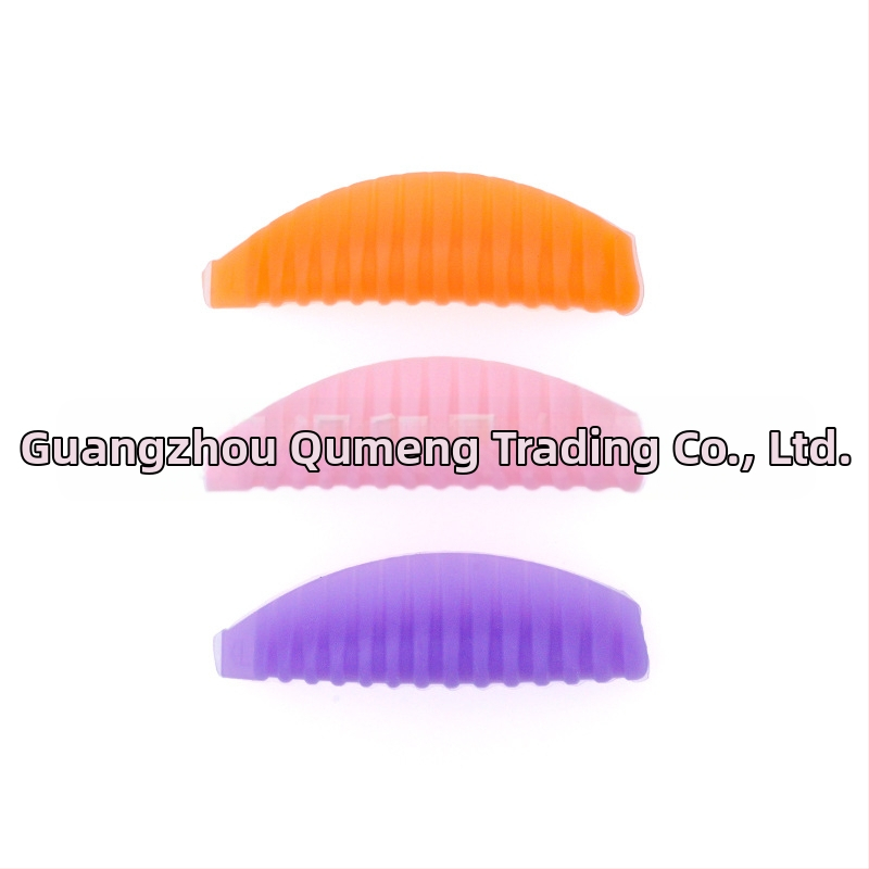 Funmix Blakstienų garinimo komplektas, 4 minkšti silikono tarpikliai su vertikaliu raštu, 3D blakstienų pratęsimo įrankis