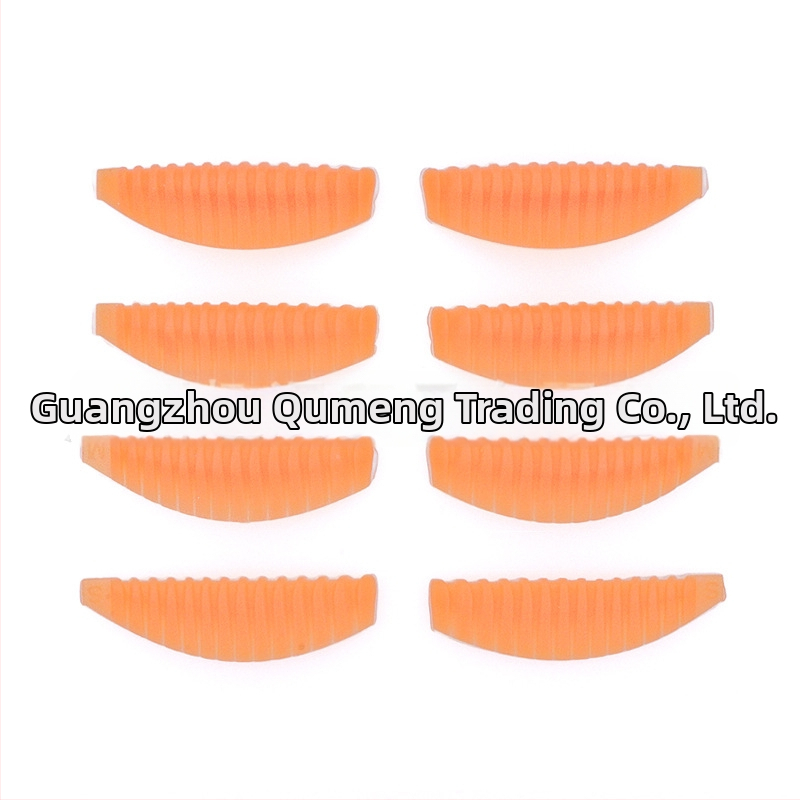 Funmix Blakstienų garinimo komplektas, 4 minkšti silikono tarpikliai su vertikaliu raštu, 3D blakstienų pratęsimo įrankis