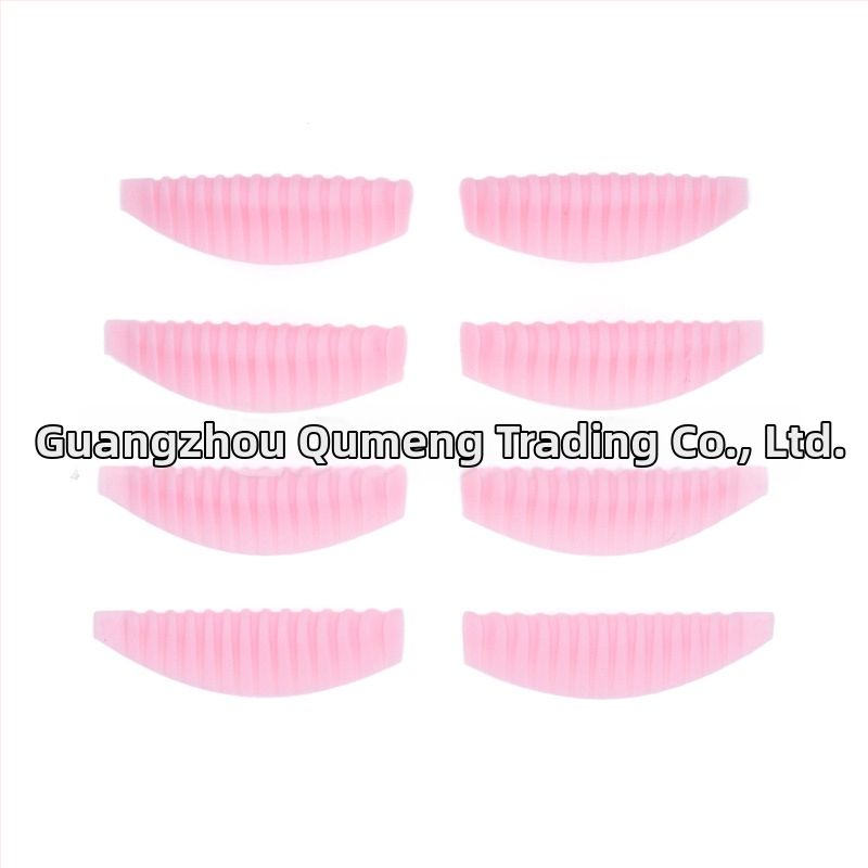 Funmix Blakstienų garinimo komplektas, 4 minkšti silikono tarpikliai su vertikaliu raštu, 3D blakstienų pratęsimo įrankis