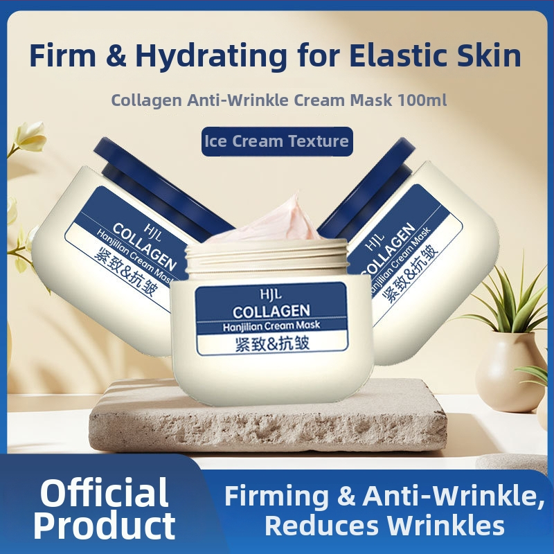 Kolagénový antiwrinkle krém a gélová maska – hydratačná, rozjasňujúca a spevňujúca pre všetky typy pleti; trvanlivosť 60 mesiacov.