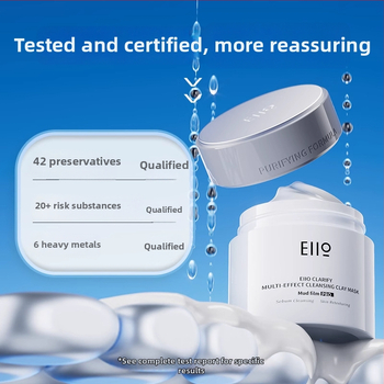 EIIO ílová maska na tvár — odstraňuje čierne bodky a akné, hydratačná formula, pre ženy; vhodná pre normálnu, mastnú, suchú a zmiešanú pokožku; 100 ml; doba trvanlivosti 3 rokov