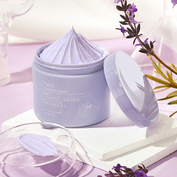 TWG Lithospermum iszapmaszk azelainsavval – szilárd maszk, 120 ml, hámlasztó, hidratáló és mélytisztító, pattanások elleni