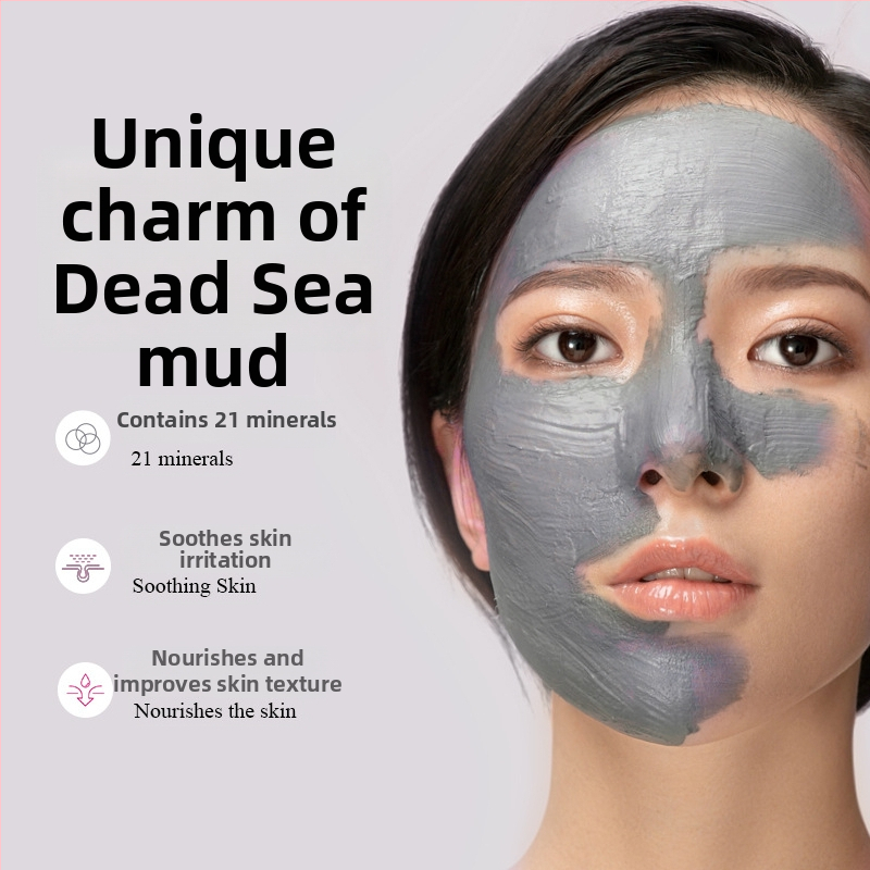 JOYVIN Holt-tengeri iszapos arcpakolás, 250 g – zsíros bőr kontroll, mitesszerek eltávolítása, pórusok összehúzása, mély tisztítás