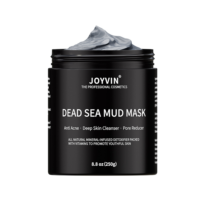 JOYVIN Holt-tengeri iszapos arcpakolás, 250 g – zsíros bőr kontroll, mitesszerek eltávolítása, pórusok összehúzása, mély tisztítás