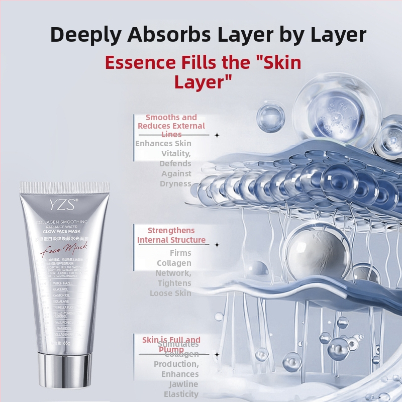 YZS κολλαγόνο ενυδατική peel-off μάσκα προσώπου – ανάπλαση, για γυναίκες, κανονικό τύπο δέρματος