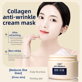 Kolagénes antiwrinkle krémmaszk hidratálásra, feszesítésre és fényesítésre, 100 ml, krém-gél maszk