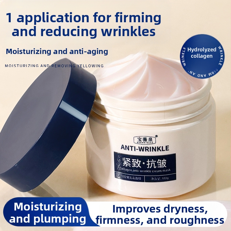 Kolagénes antiwrinkle krémmaszk hidratálásra, feszesítésre és fényesítésre, 100 ml, krém-gél maszk