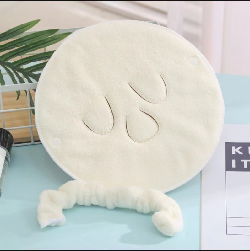 Han ke miao Veido kaukė su šiltu kompresu — koralo fleece, siuvimas, lengva iki 50 g