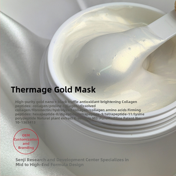 Senji House Camellia Kontsentreeritud Valgendav Maska, Kreem-Gel Maska, Kõikidele Naha Tüüpidele, Pehme Naha Efekt