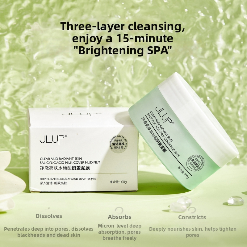 JLUP глинена маска за дълбоко почистване със салицилова киселина, 100 ml, за лице, подходяща за общ тип кожа