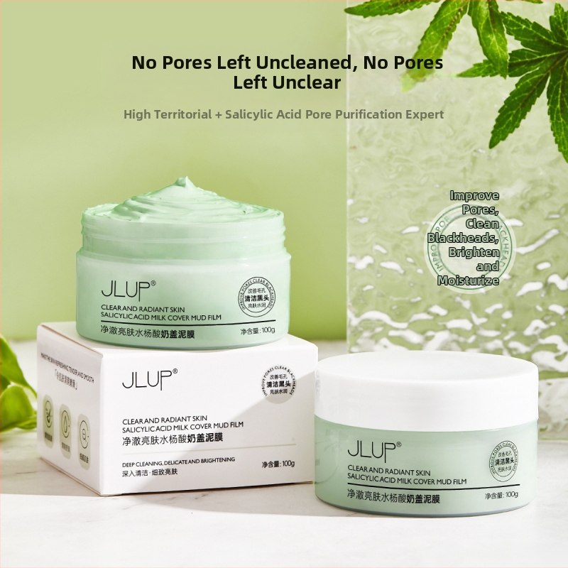 JLUP глинена маска за дълбоко почистване със салицилова киселина, 100 ml, за лице, подходяща за общ тип кожа