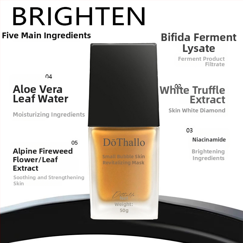 Dōthallo mullmask noorendav näomask, niisutab, heledab naha tooni, kreem-gel mask, 50 ml, sobib kõigile nahatüüpidele