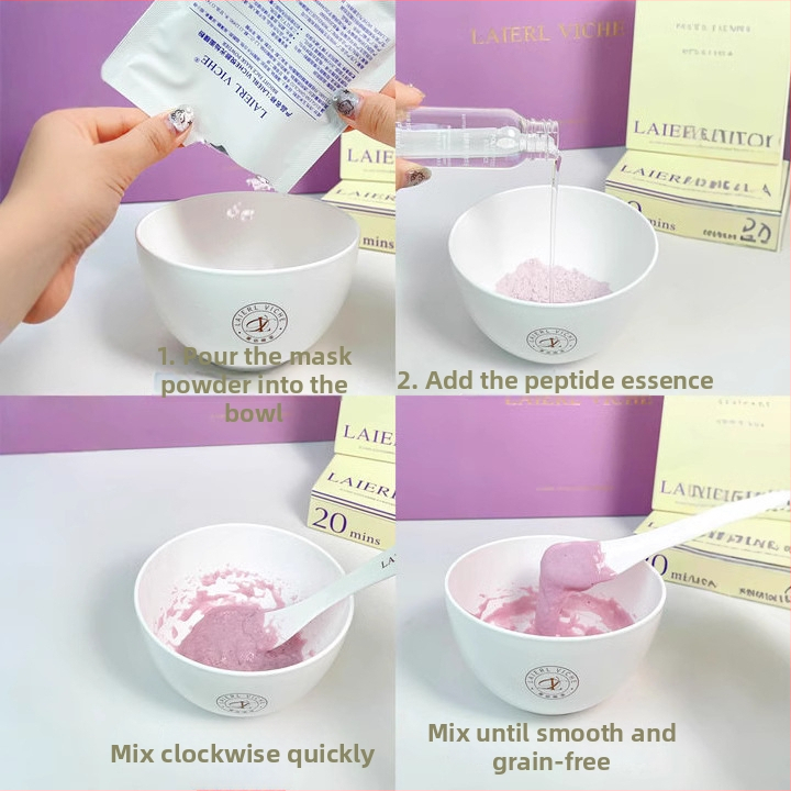 Pudrasta maska LAIERL VICHE Yueyan: hidratizira, zateže pore, regulira masnoću; pogodno za sve tipove kože; 300 ml/g; rok trajanja 3 godine