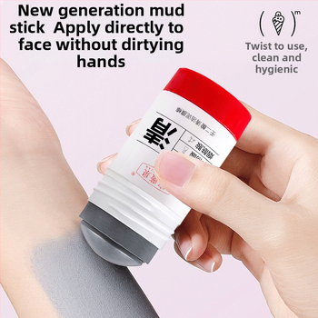 Azelainės rūgšties valomos molio kaukės lazdelė – porų susiaurėjimas, riebumo kontrolė, gilus valymas, drėkinimas.