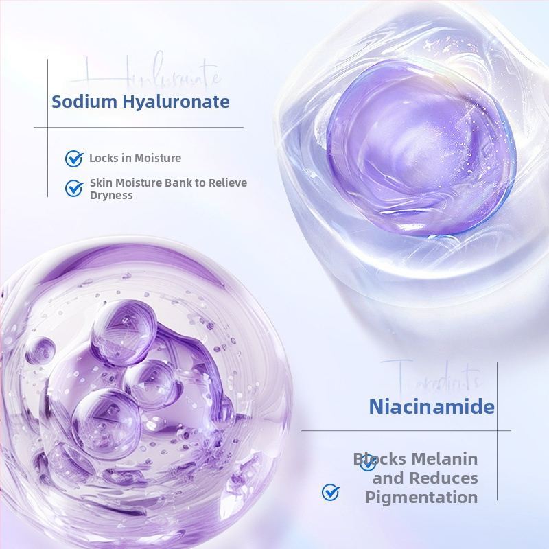 Öine valgendav näomask kombinatsiooniks nahale — kreem-gel mask, 80 ml, niisutus, valgendamine ja laigude korrigeerimine