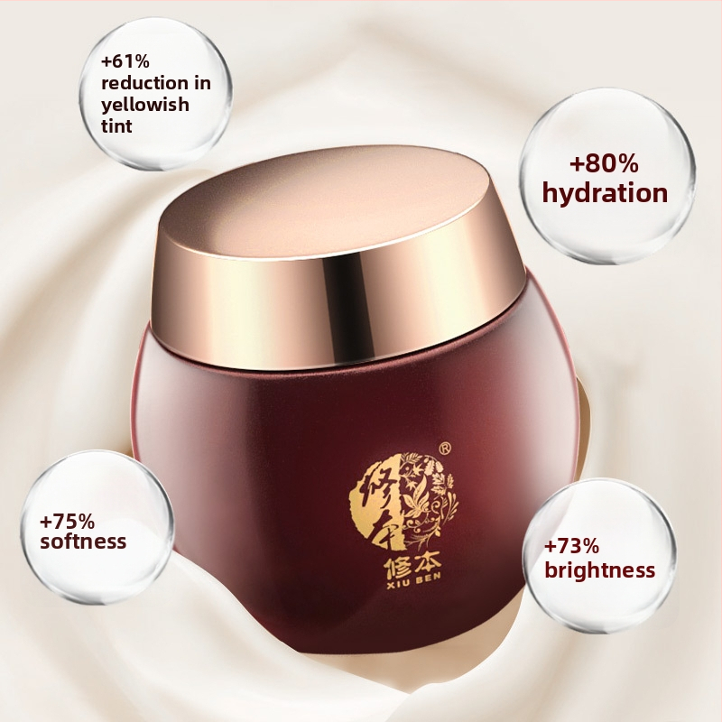 Naktinė kaukė – kremas-gelis kaukė, be skalavimo, drėkina ir švelnina odą su Poria cocos ekstraktu; 3 metų galiojimo laikas