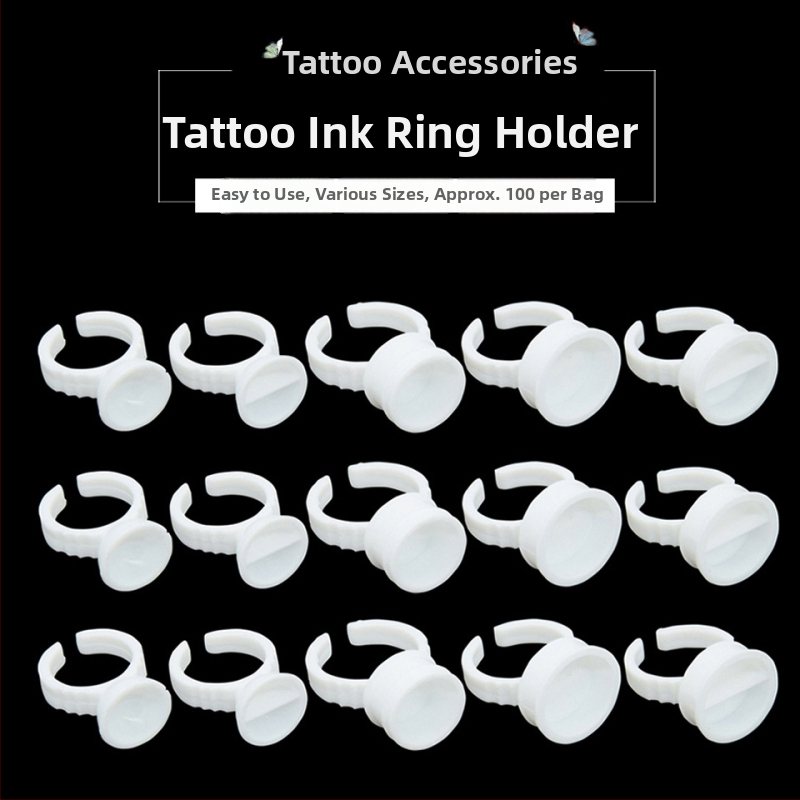 Tatuiruotės pigmento puodelis, pigmento dubuo, blakstienų klijų padėklas – universalus naudojimas