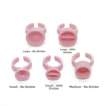 Tatuiruočių pigmentų puodelio žiedas – antakių įrašų ir lūpų tatuiravimui; tatuiruočių įrankiai ir reikmenys; blakstienų klijų padėklas; universalus naudojimas; grynas turinys apie 50–70 g