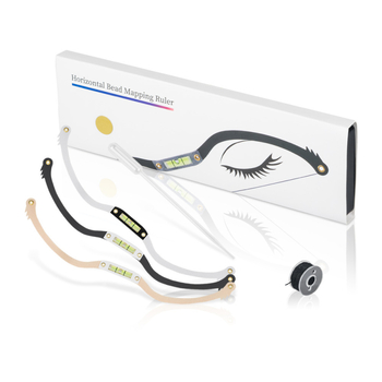 Riglă pentru tatuarea sprâncenelor – instrument de poziționare și măsurare pentru sprâncene echilibrate, instrument de practică, 12 g