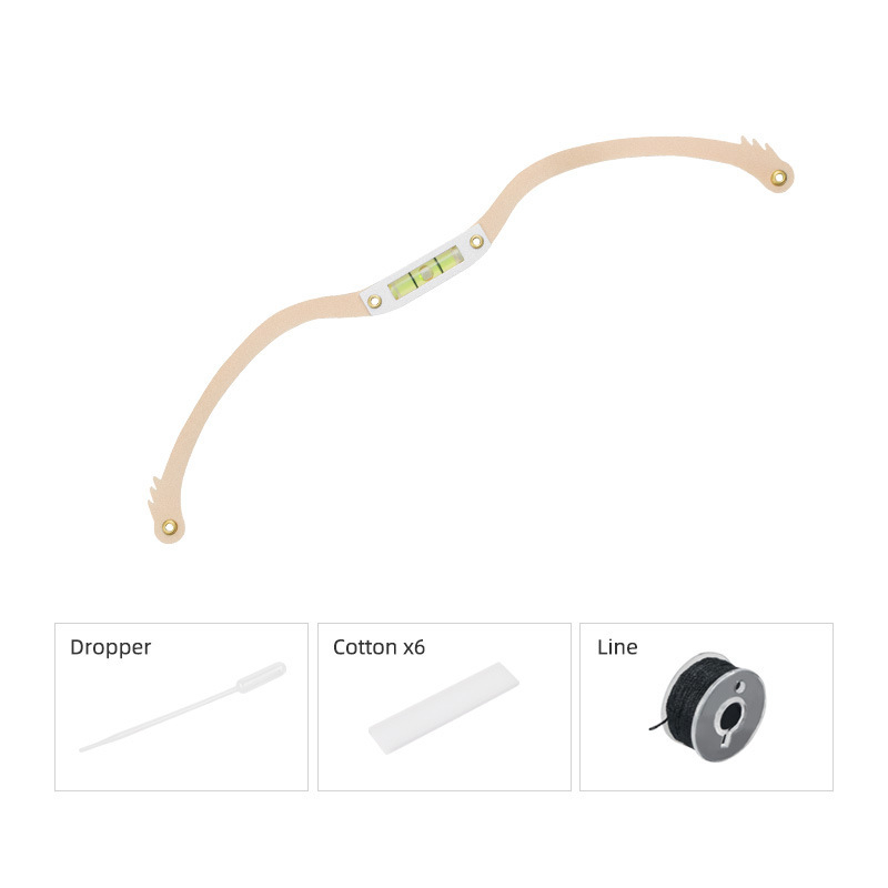 Riglă pentru tatuarea sprâncenelor – instrument de poziționare și măsurare pentru sprâncene echilibrate, instrument de practică, 12 g