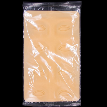 Piele de practică pentru tatuaj sprâncene (silicon), imitatie 3D a sprânenelor și ochilor, aproximativ 138,5 g/foaie, Guangzhou origine, pentru începători