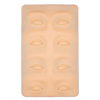 Piele de practică pentru tatuaj sprâncene (silicon), imitatie 3D a sprânenelor și ochilor, aproximativ 138,5 g/foaie, Guangzhou origine, pentru începători