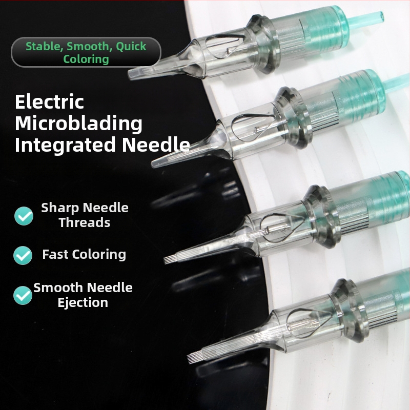 Vienkartinė All-in-One PMU adata skirta antakių, lūpų ir akių kontūro tatuiravimui