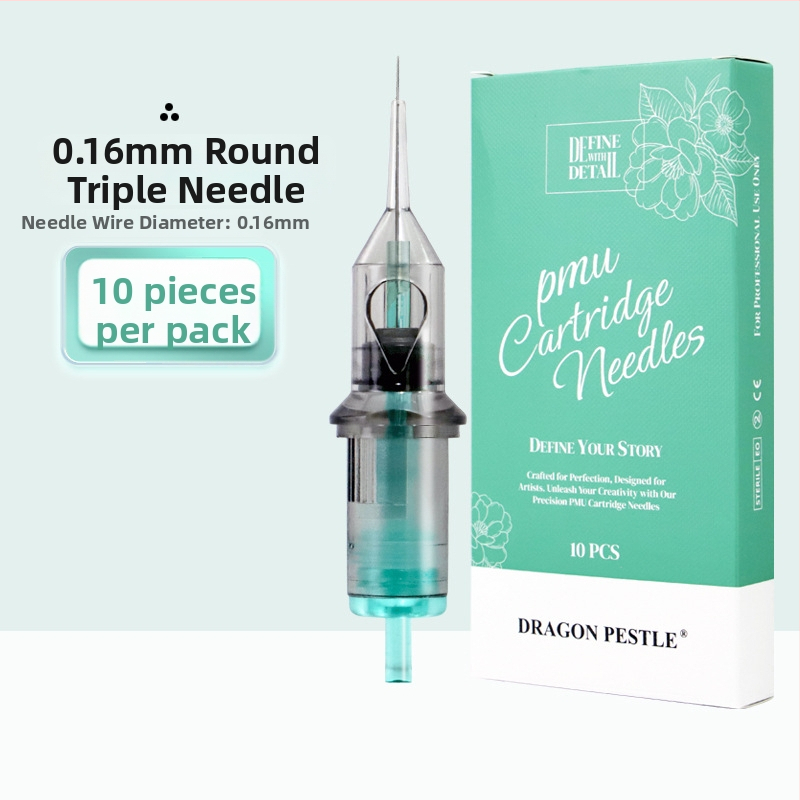 Vienkartinė All-in-One PMU adata skirta antakių, lūpų ir akių kontūro tatuiravimui