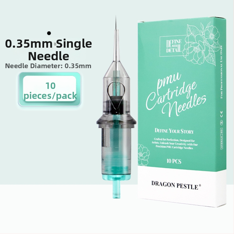 Vienkartinė All-in-One PMU adata skirta antakių, lūpų ir akių kontūro tatuiravimui