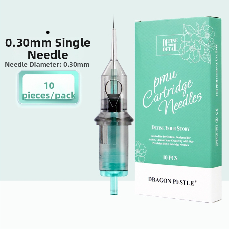 Vienkartinė All-in-One PMU adata skirta antakių, lūpų ir akių kontūro tatuiravimui