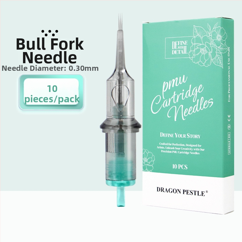 Vienkartinė All-in-One PMU adata skirta antakių, lūpų ir akių kontūro tatuiravimui