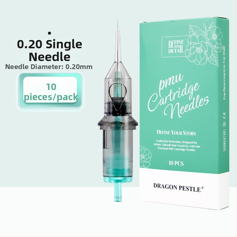 Vienkartinė All-in-One PMU adata skirta antakių, lūpų ir akių kontūro tatuiravimui