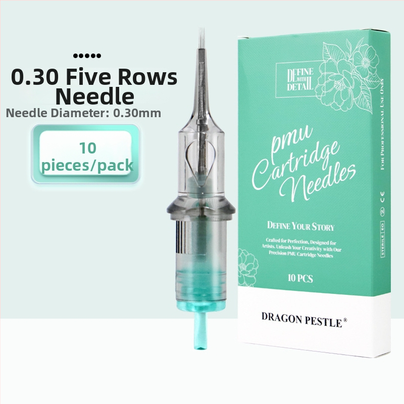 Vienkartinė All-in-One PMU adata skirta antakių, lūpų ir akių kontūro tatuiravimui