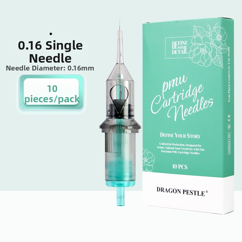 Vienkartinė All-in-One PMU adata skirta antakių, lūpų ir akių kontūro tatuiravimui