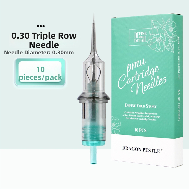 Vienkartinė All-in-One PMU adata skirta antakių, lūpų ir akių kontūro tatuiravimui