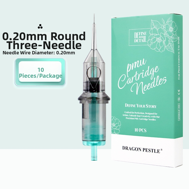 Vienkartinė All-in-One PMU adata skirta antakių, lūpų ir akių kontūro tatuiravimui