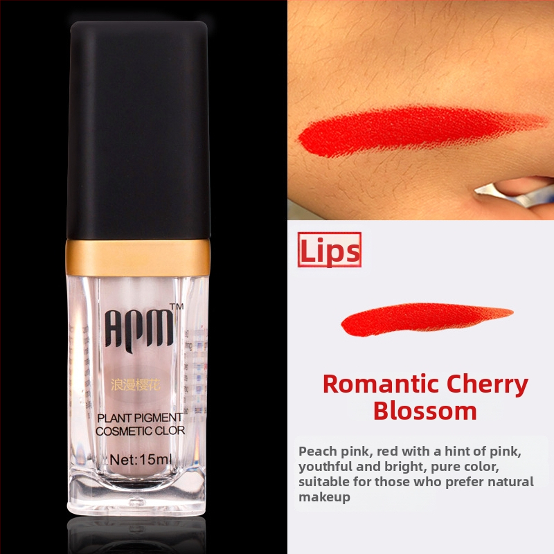 Augalinės kilmės mikropigmentas lūpoms, akių linijai ir antakiams, 15 ml, pakuotė 10 lazdelė, privatų ženklinimą galima