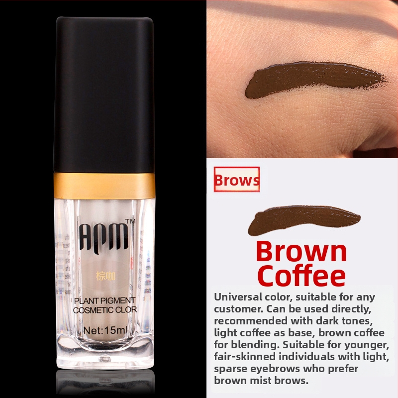 Augalinės kilmės mikropigmentas lūpoms, akių linijai ir antakiams, 15 ml, pakuotė 10 lazdelė, privatų ženklinimą galima