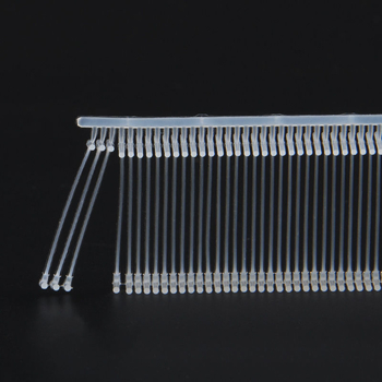 Ακίδα για ετικέτες: Νάιλον Ι-σχήματος, λεπτή πλαστική ακίδα, 10.000 τεμάχια; Υλικό: ανακυκλωμένο PP; Εφαρμογές: παντελόνια, κάλτσες, πουλόβερ, εσώρουχα, κουρτίνες, ρούχα, κούμπωμα πίσω σουτιέν