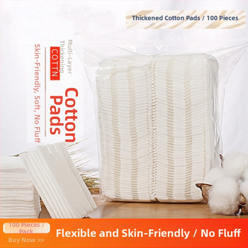 Indy stori medvilniniai diskai makiažo valymui – be pūkų, skirti veidui, privatinei ženklo žymėjimui