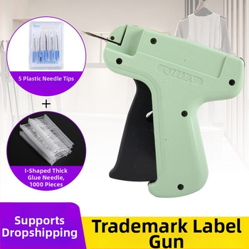 Tag gun, komplektas su 5 adatomis ir 1000 lipniųjų adatų, medžiagos: kartonas/plastikas, tinka džemperiams, krepšiams ir drabužiams