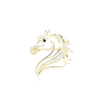 Брошка: мед, форма зодия, електроплатинация, прост стил, унисекс (материал: мед; форма: зодия; технология: електроплатинация; стил: прост; предназначение: унисекс)