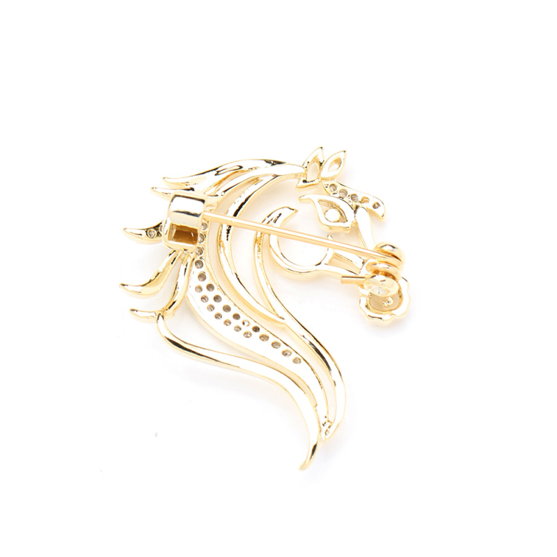 Брошка: мед, форма зодия, електроплатинация, прост стил, унисекс (материал: мед; форма: зодия; технология: електроплатинация; стил: прост; предназначение: унисекс)